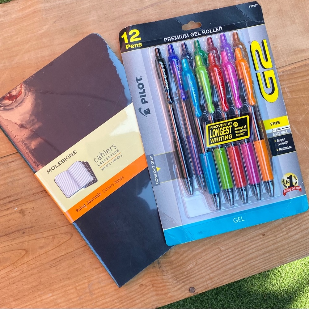 Moleskine journal and pen set